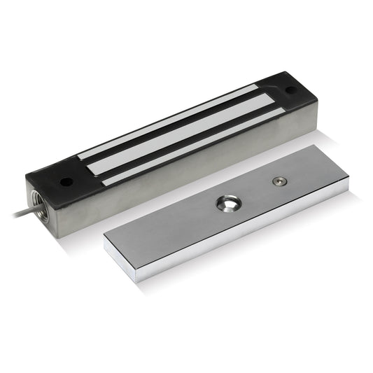 GL850R midi stainless steel external magnetic lock with IP67 protection and up to 800lbs holding force