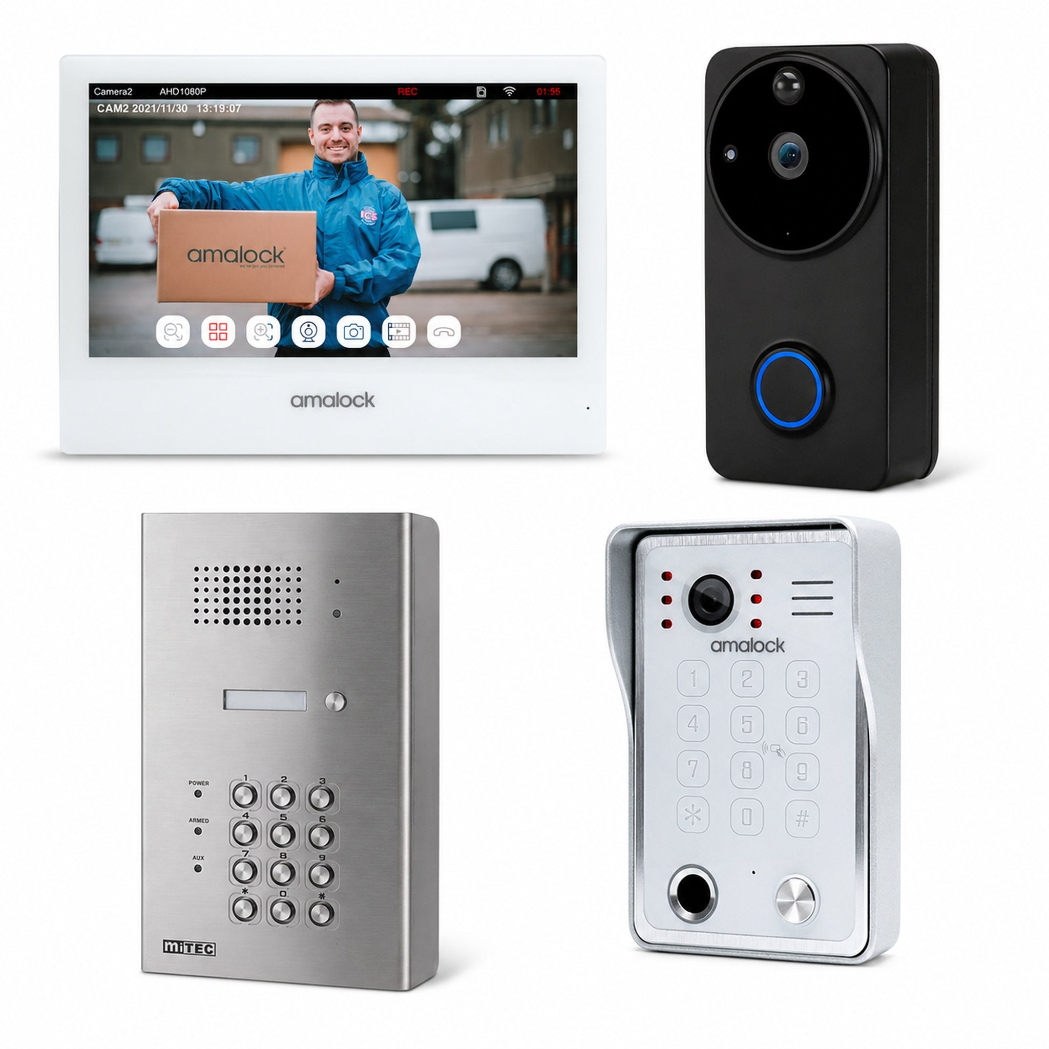 Intercom Systems Collection - Audio Intercom, Audio & Video Intercoms, Smart Intercom and Doorbells for Access Control Systems.