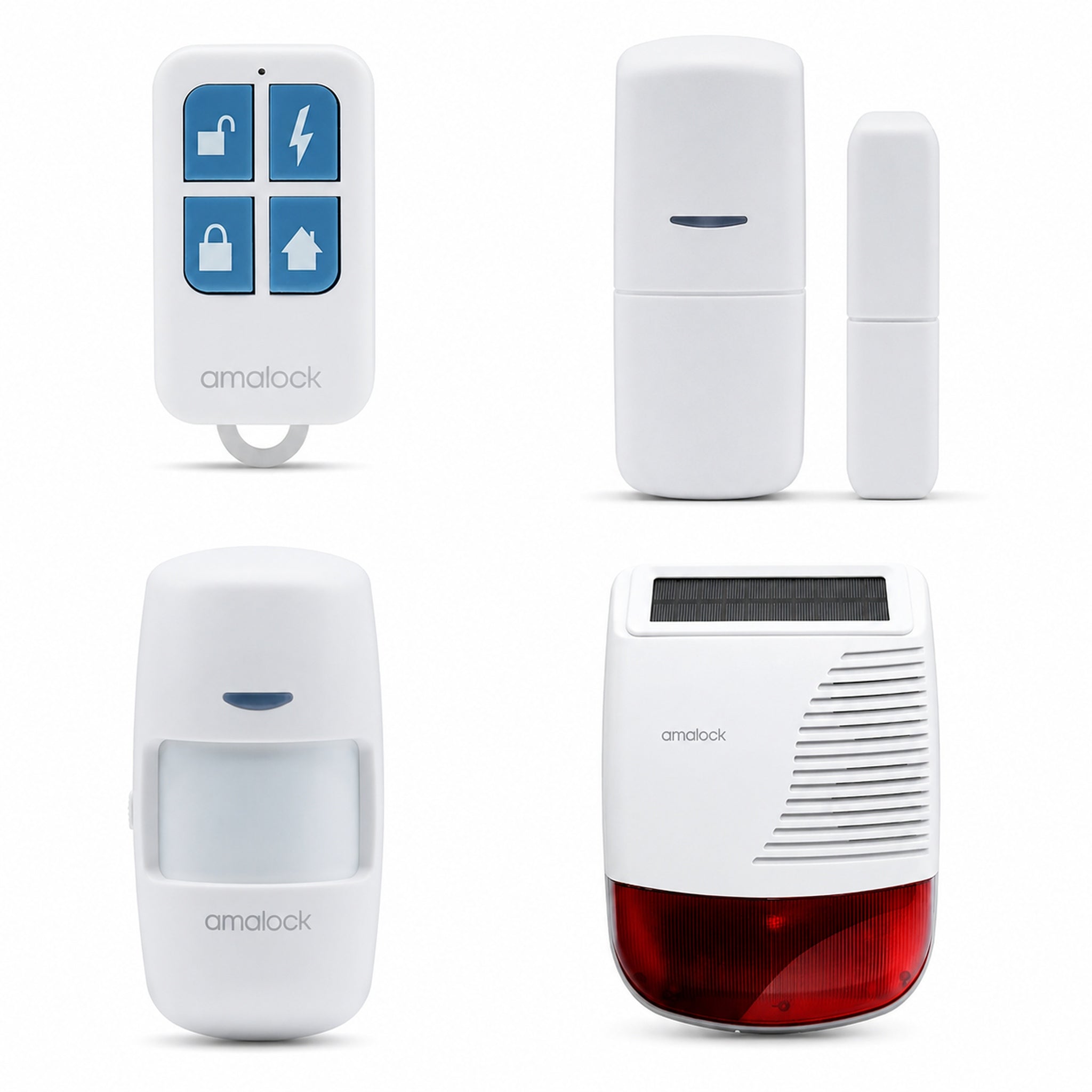 Intruder Alarm System Collections - Wireless movement sensors, door contacts, external sounders and Smart Hubs