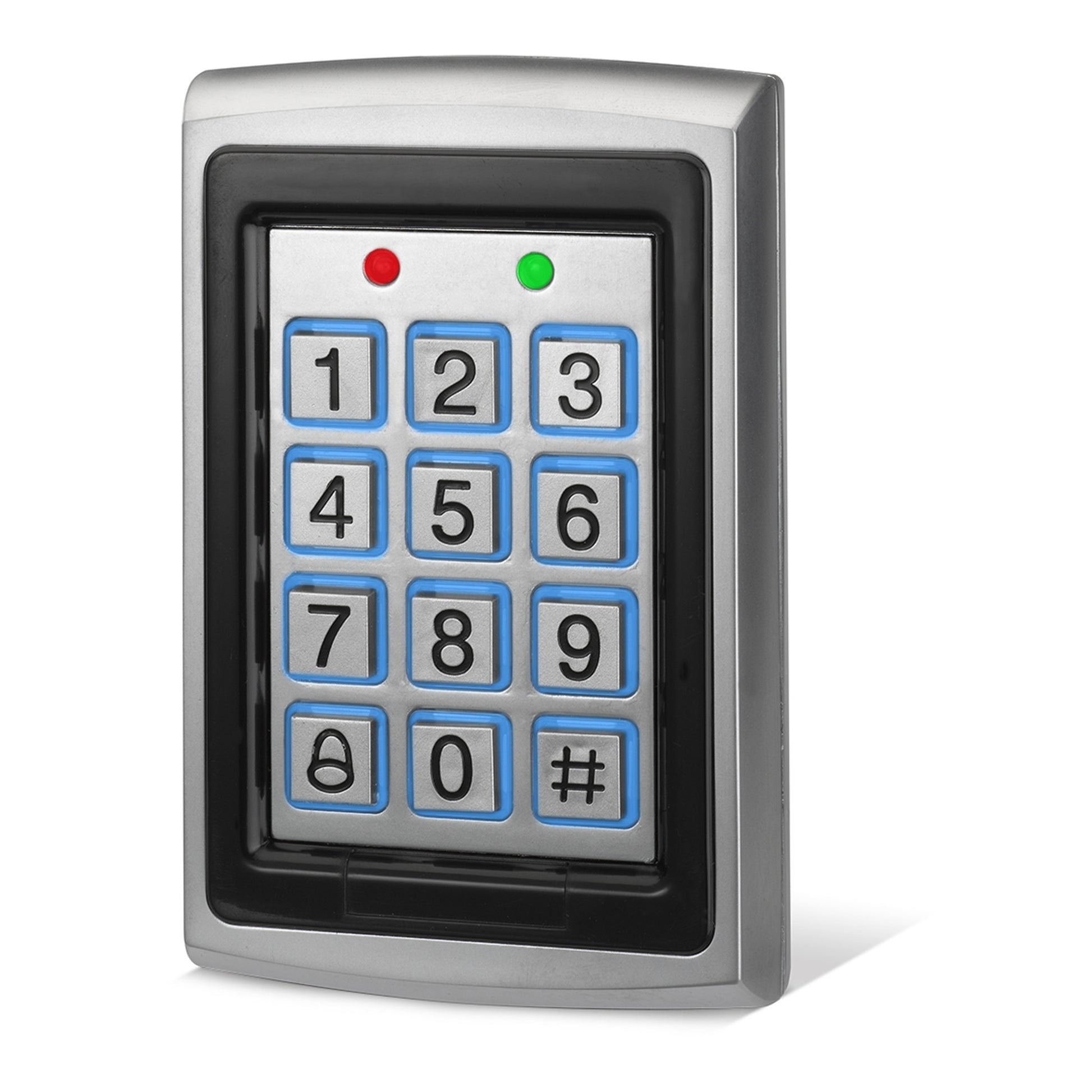 KP500 door entry keypad and EM 125kHz proximity card reader with IP65 protection and backlit keypad