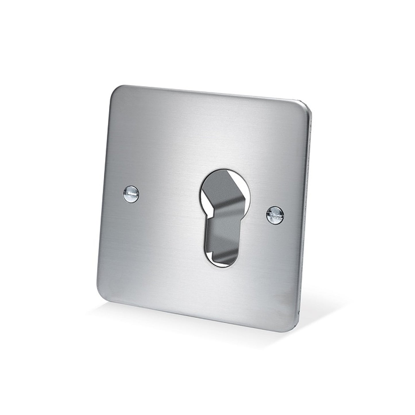 KS-EURO-MAIN and KS-EURO-MOM Euro profile key switches with brushed stainless steel faceplate. Maintained & Momentary versions available.
