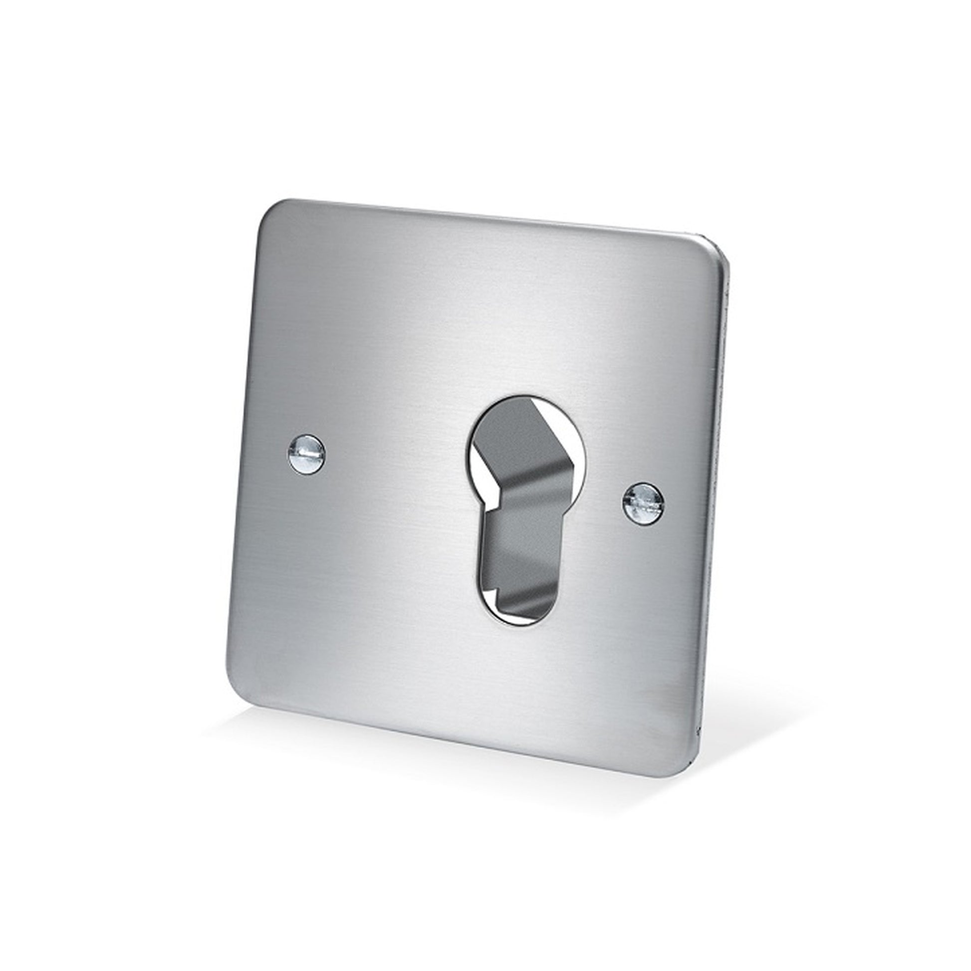 KS-EURO-MAIN and KS-EURO-MOM Euro profile key switches with brushed stainless steel faceplate. Maintained & Momentary versions available.