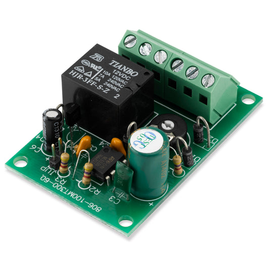 MT RELAY adjustable timer relay module with COM NO NC contacts for access control installations