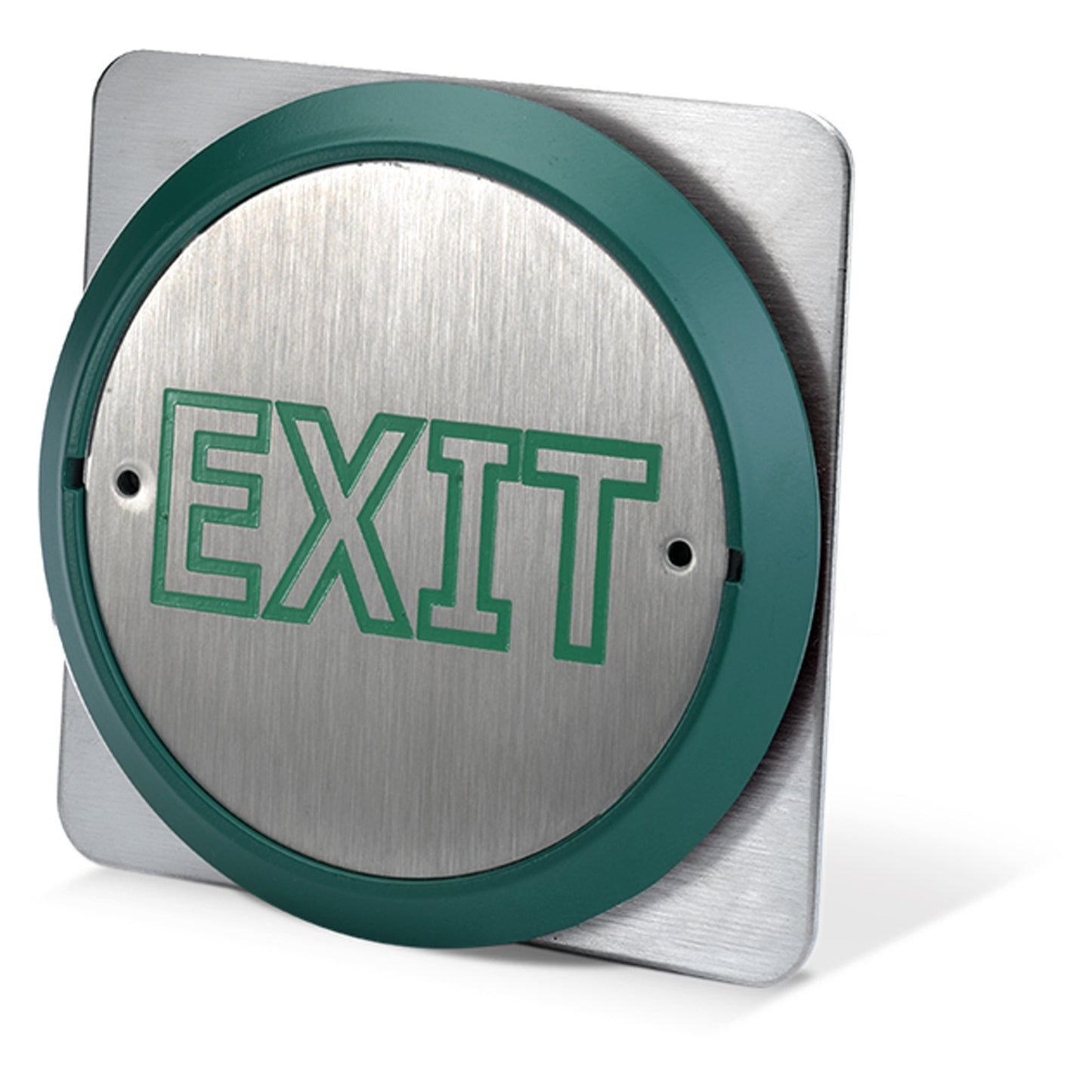 PBT-860BS-G green 85mm raised press to exit button