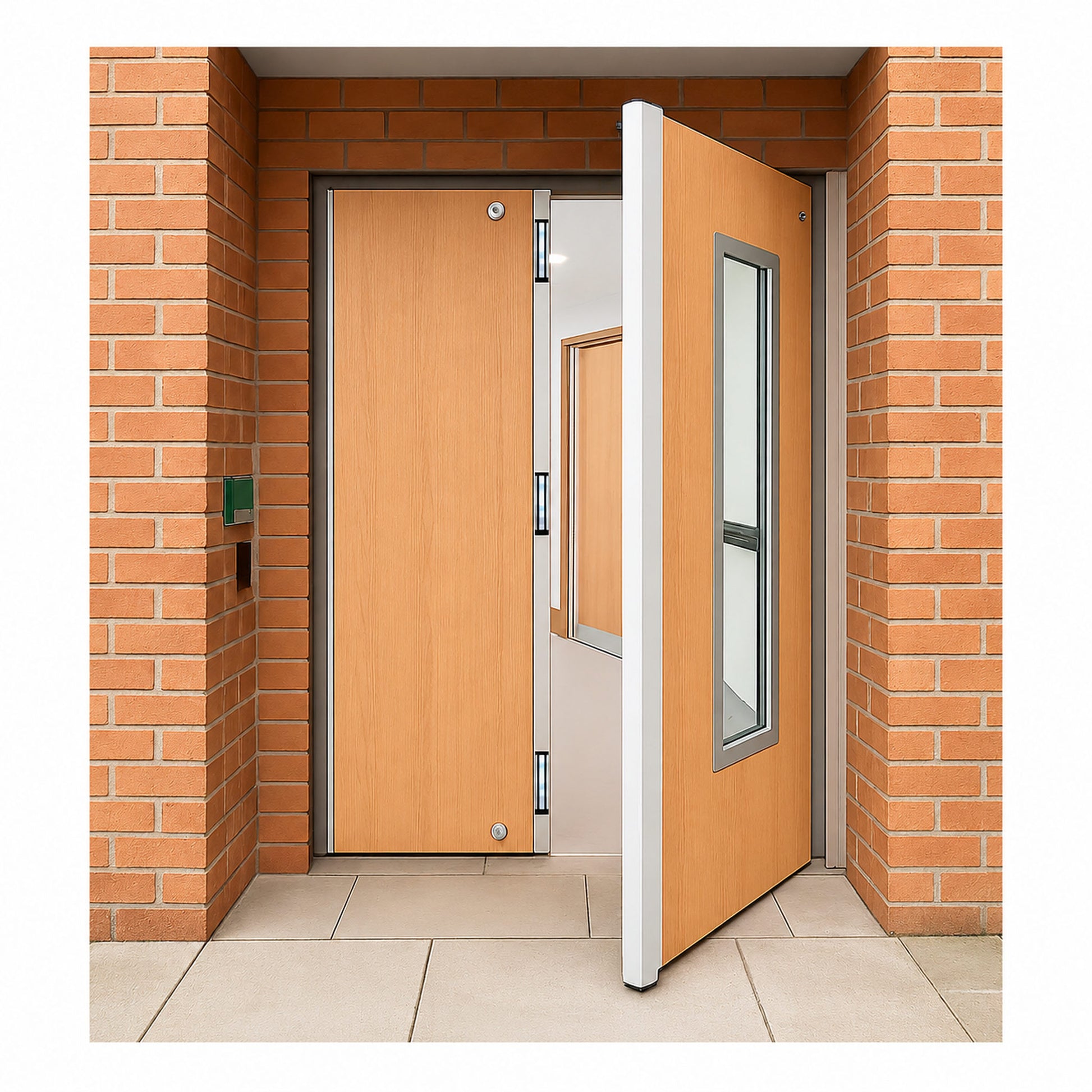 PH800-3 monitored door handle with integrated triple mini magnetic locks for access control