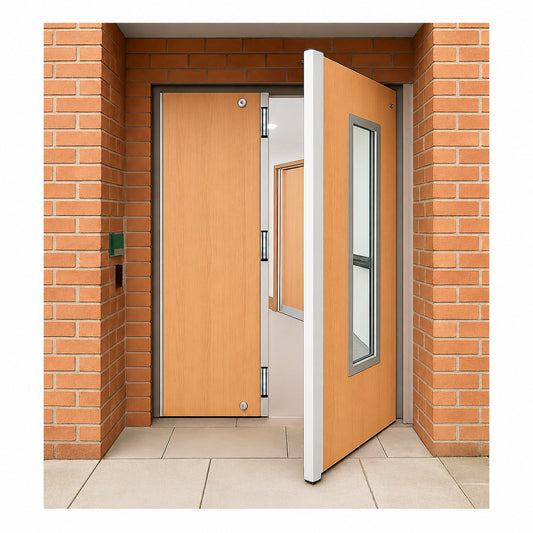 PH930 unmonitored door handle with integrated triple mini magnetic locks for access control