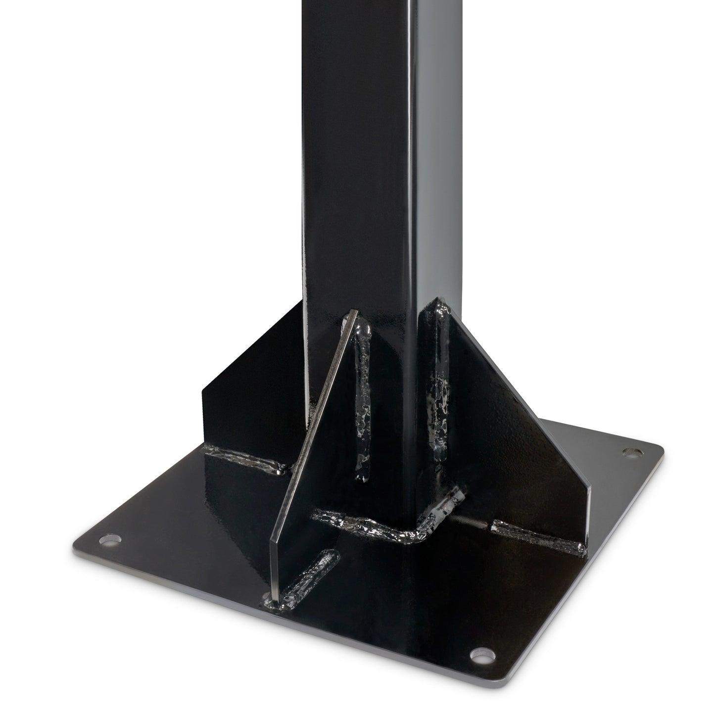 POST-M-G-D dual height steel mounting post for intercoms and access control equipment