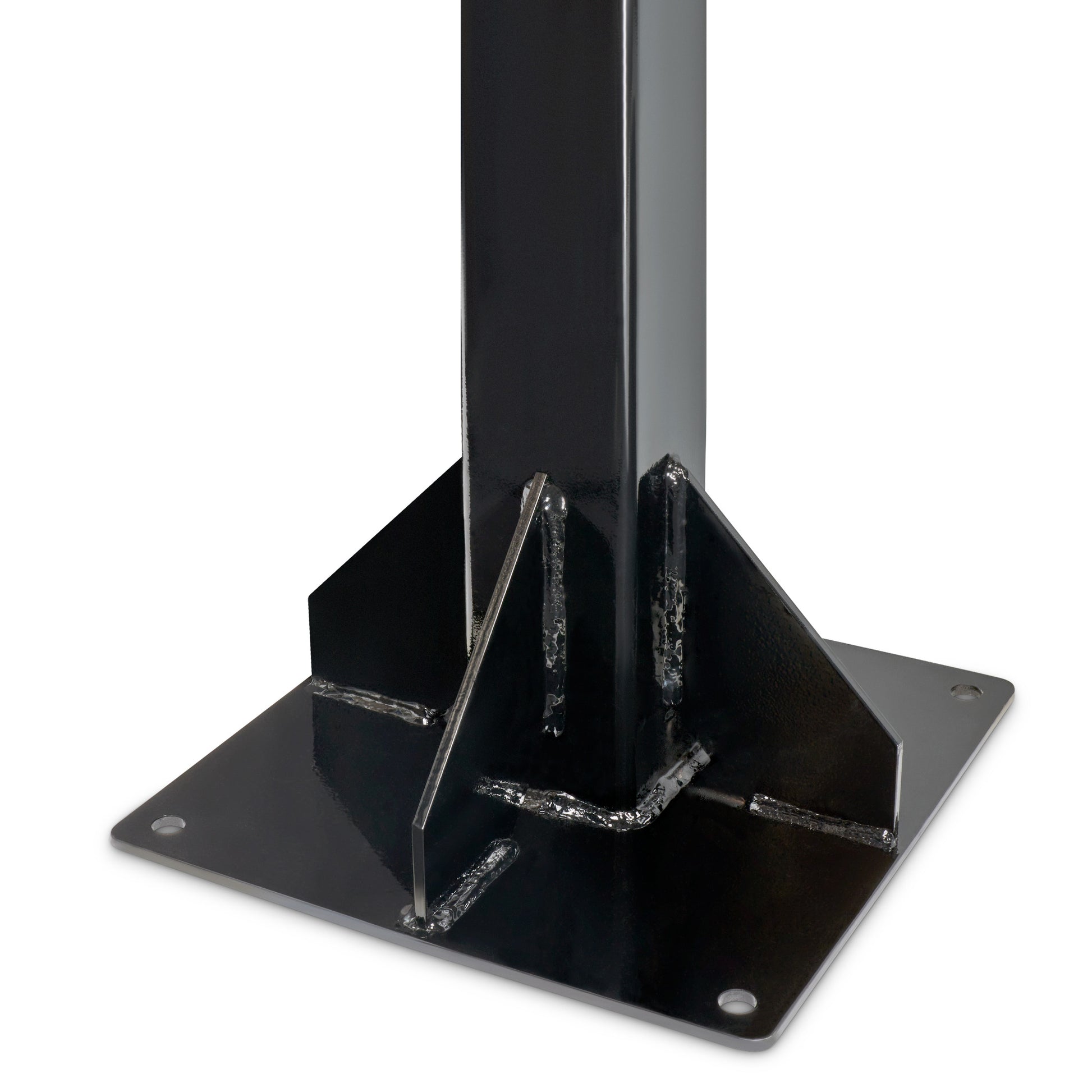 POST-M-G-D dual height steel mounting post for intercoms and access control equipment
