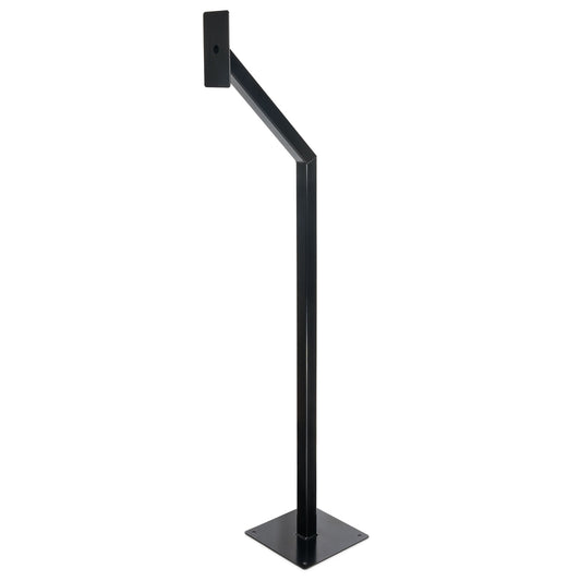 POST-MG-P 1600mm pedestrian height steel mounting post for intercoms and access control equipment