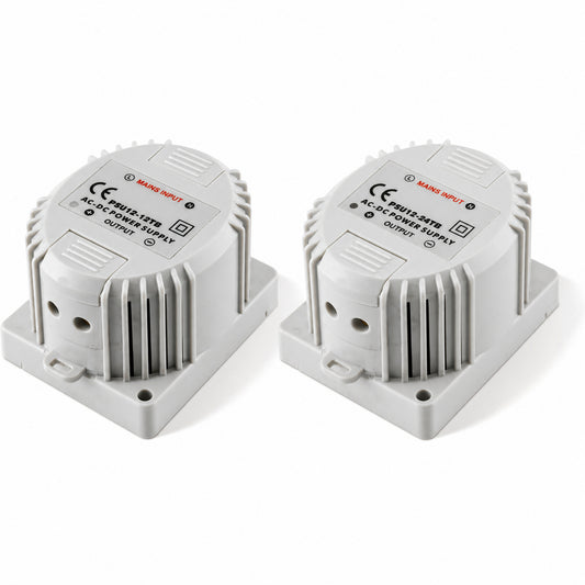 PSU12-12TB and PSU12-24TB mini power supplies for access control systems