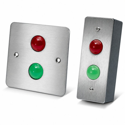 TLM100 and TLM200 LED traffic light indicators for access control systems