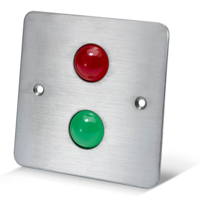 TLM200 square LED traffic light indicator with red and green status display