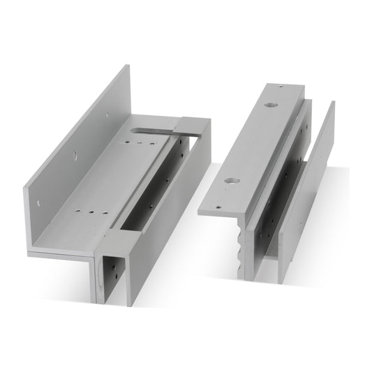 U300ZL-G  Z and L mounting bracket with glass door mount for mini magnetic locks